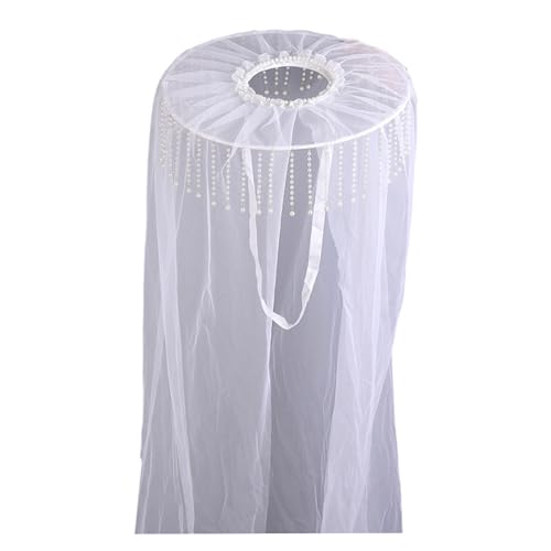 Retros Fashion Schleier Kopfbedeckung Elegant Braut Kopfschmuck Motto Party Schleier Hut für historische Nachstellungen und Kostüm Retros Fashion Schleier Kopfbedeckung Elegant Braut Kopfschmuck Motto Party Schleier Hut für historische Nachstellungen und Kostüm von Haiki