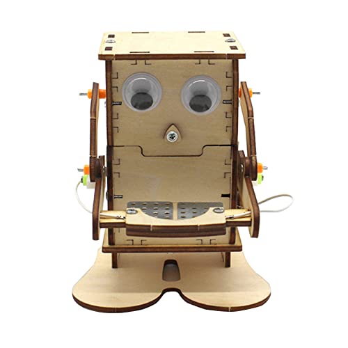 Roboter Eat STEM Projekt Für Kid Wood Handwerk Mechanische Modell STEM Robot STEM Pädagogische Bildungsgebäude von Haiki