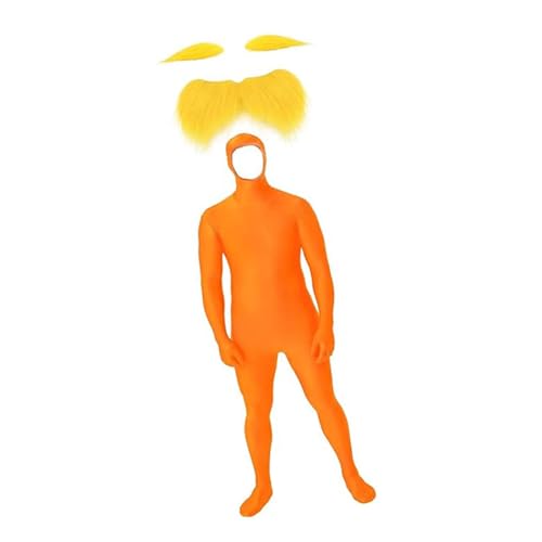 Tangerine Kostümzubehör Gelbe Augenbrauen Gefälschte Schnurrbart Gesicht Open Bodysuit Cosplay Halloween Kostüme Erwachsene Kinder Weltbuch Day Outfits Tangerine Kostümzubehör Gelbe Augenbrauen Gefälschte Schnurrbart Gesicht Open Bodysuit Cosplay Halloween Kostüme Erwachsene Kinder Weltbuch Day Outfits von Haiki