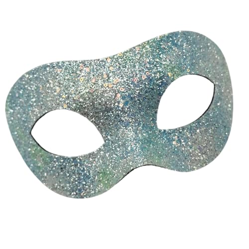 Venezianer-Kostüm, Halloween, Karneval, Damen, Herren, Glitzer, halbes Gesicht, Venezianer, Damen, Maskeraden von Haiki