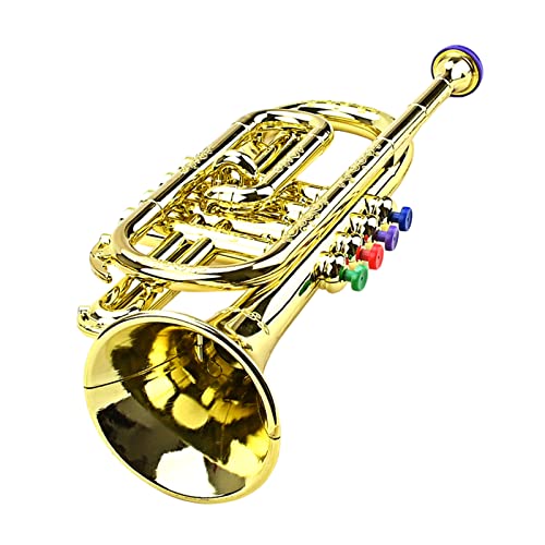 Windinstrument Gold Trompete Trompete Golden Beschichtete Bauch Windinstrument Gold Trompete Trompete Golden Beschichtete Bauch von Haiki