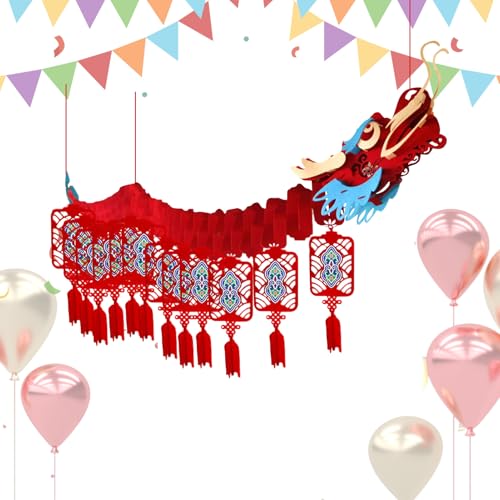 Chinesisches Neujahrsbanner | Kreatives Drachenjahr des Fotografie-Hintergrund-Dekorationsset, Mond-neuer chinesischer Hintergrund, Glücksbanner zum Aufhängen Chinesisches Neujahrsbanner | Kreatives Drachenjahr des Fotografie-Hintergrund-Dekorationsset, Mond-neuer chinesischer Hintergrund, Glücksbanner zum Aufhängen von Hailerio