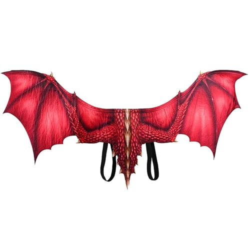 Drachenkostüm, Cosplay Flügel, Vliesstoff Kinderkostüm Zubehör für Tier Motive Karneval Faschingsparty von Hailerio