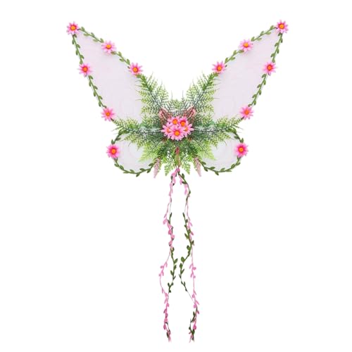 Feenflügel Für Mädchen, Realistische Flügel Für Kostüm, Festivaldekorationen für Cosplay Makeup Bühnenauftritt Pride Party Garten und Weihnachten von Hailerio