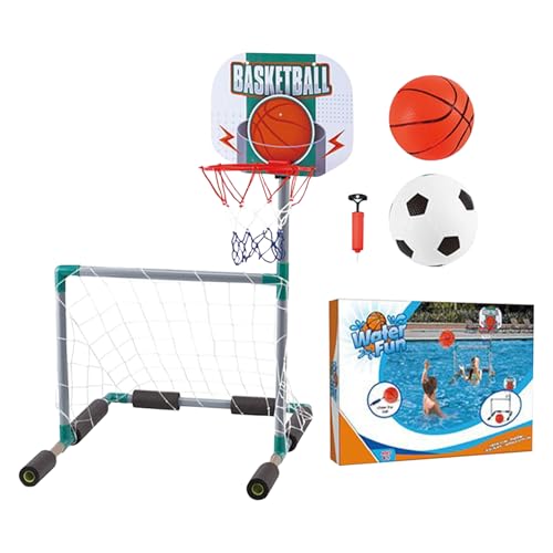 Hailerio Basketballkorb Für Den Pool - Interaktive Poolspiele - Interaktives Schwimmspiel Für Sommer Outdoor Partys Erwachsene Kinder Rasen von Hailerio