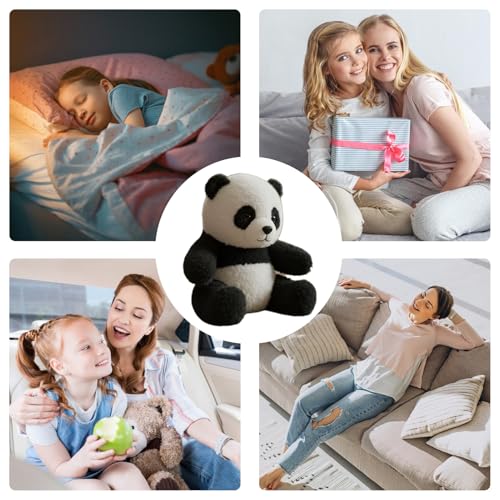 Hailerio Plüschtier Panda Bär - Plüschig Weiches Panda Kuscheltier - Superweiches Realistisches Tier Für Emotionale Kuschelbegleiter Zum Trösten Dekoration Für Erwachsene Kinder von Hailerio