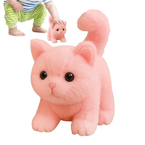 Hailerio Realistische Katzen Als Kuscheltiere, Realistisches Katzen Stofftier, Mit Wedelndem Schwanz Und Miaut Für Erwachsene Frauen Männer Kinder Hailerio Realistische Katzen Als Kuscheltiere, Realistisches Katzen Stofftier, Mit Wedelndem Schwanz Und Miaut Für Erwachsene Frauen Männer Kinder von Hailerio