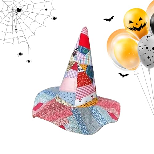 Hexenhut – Vintage Halloween Gesteppter Hexenkostüm Hut – Landschaftskostüm Fancy Kopfbedeckung für Mädchen Damen Festival Urlaub Weihnachten Cosplay Events Bühne Karneval Party Hexenhut – Vintage Halloween Gesteppter Hexenkostüm Hut – Landschaftskostüm Fancy Kopfbedeckung für Mädchen Damen Festival Urlaub Weihnachten Cosplay Events Bühne Karneval Party von Hailerio