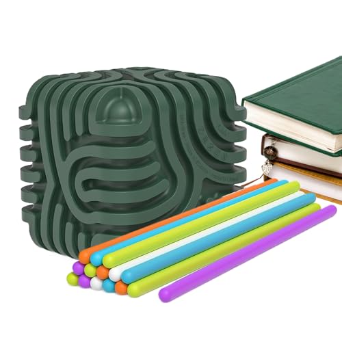Silikon Fidget Board | Silikon Würfel Fidget Board zur Sensorik - Ab 3 Jahren Kinder Erwachsene Entspannung Konzentration Für Schlafzimmer Spielzimmer Zuhause Klassenzimmer Schule von Hailerio