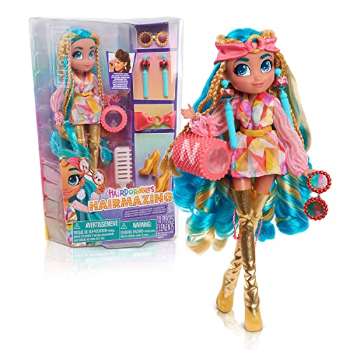 Hairdorables, Hairmazing, Puppe 26 cm mit Überraschungen, Serie 3, mit 1 Kaleidoskop-Funktion, Modell Noah, Spielzeug für Kinder ab 3 Jahren, HAG052 Hairdorables, Hairmazing, Puppe 26 cm mit Überraschungen, Serie 3, mit 1 Kaleidoskop-Funktion, Modell Noah, Spielzeug für Kinder ab 3 Jahren, HAG052 von Hairdorables