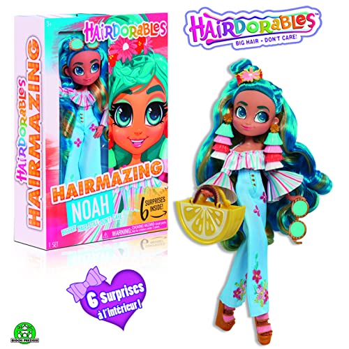 Hairdorables, Hairmazing Puppe 26 cm mit Überraschungen, zufällige Modelle zum Sammeln, Spielzeug für Kinder ab 3 Jahren, HAG00 Hairdorables, Hairmazing Puppe 26 cm mit Überraschungen, zufällige Modelle zum Sammeln, Spielzeug für Kinder ab 3 Jahren, HAG00 von Hairdorables