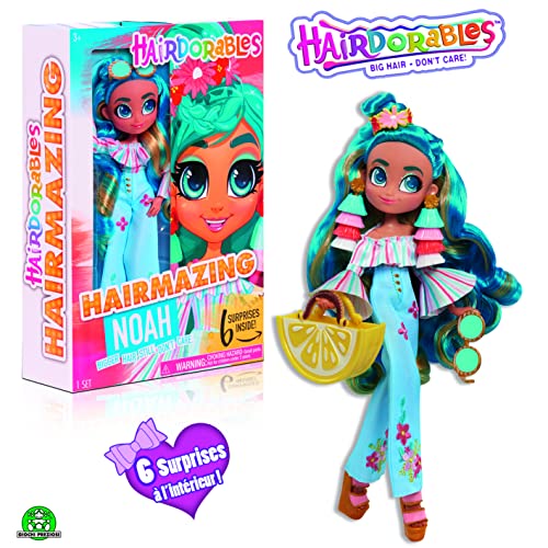 Hairdorables Hairmazing Puppe 26 cm mit Überraschungen, zufällige Modelle zum Sammeln, Spielzeug für Kinder ab 3 Jahren, HAG00 von Hairdorables