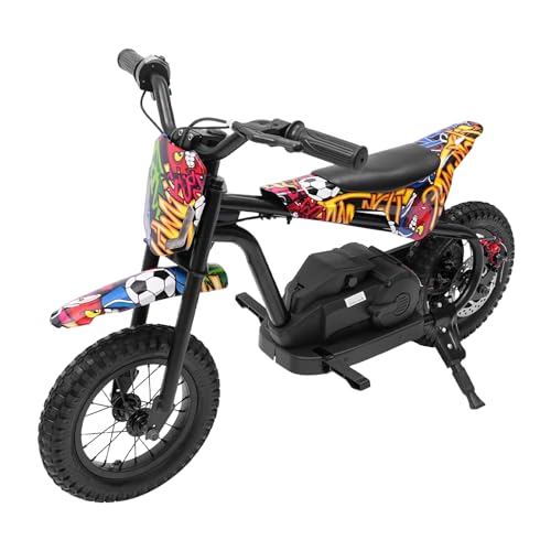 Elektromotorrad Kinder, 150W Elektromotorrad, 24V 3.0AH Batterie, Dual Speed Modus (8km/h, 12km/h), Raddurchmesser 30.48cm, Maximale Belastbarkeit 65kg für Kinder und Jugendliche ab 6 Jahren von Haitiahote