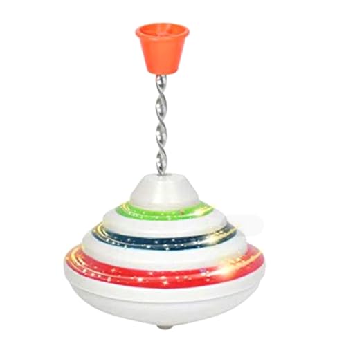 Drehen Sie das Spinnenspielzeug mit LED und Musik Peg-Top Hand Spinning Gyro Toy Geschenk für Kids Gyro von Hajimia