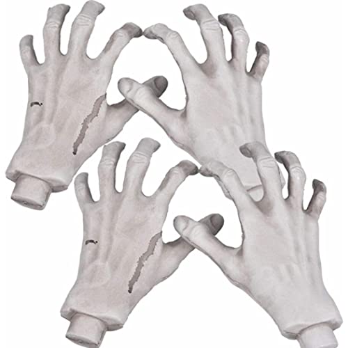 Halloween Skeleton Hände 1 Paar rechts und Links realistisch von Hajimia