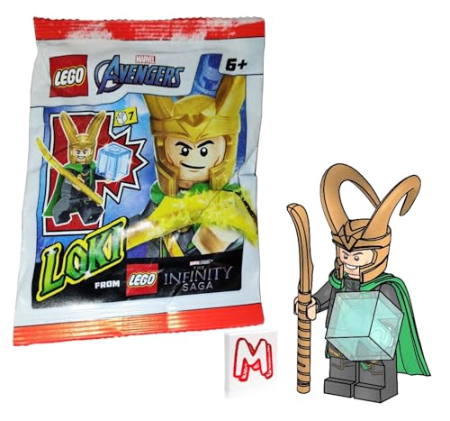 Lego Marvel Super Heroes Avengers Wrath of Loki Minifigure - Loki with Gold Staff (76152) von LEGO