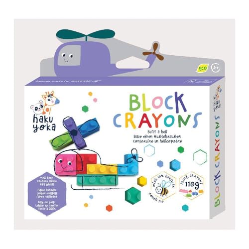 Haku Yoka 6920773330866 Block Crayons, Mehrfarbig von Haku Yoka