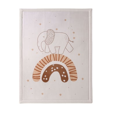 Hakuna Matte Samtmatte-Spielmatte für Baby 170 x 120 cm, Regenbogen Elefant von Hakuna Matte