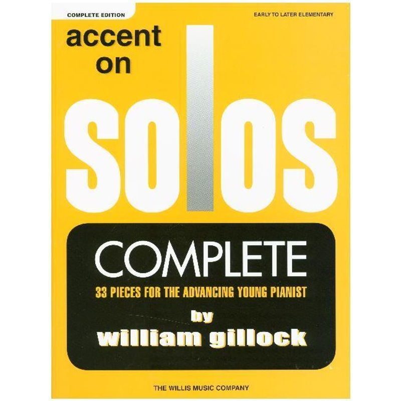 Accent On Solos - Complete Edition, 3 Books, for Piano von Hal Leonard
