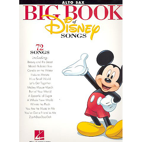 Hal Leonard Big Book Of Disney Songs - Alto Saxophone Notenbuch von Hal Leonard