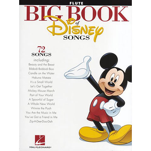 Hal Leonard Big Book Of Disney Songs - Flute Notenbuch von Hal Leonard