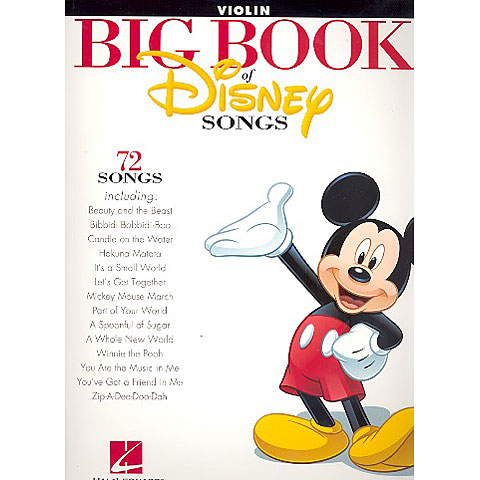 Hal Leonard Big Book Of Disney Songs - Violin Notenbuch von Hal Leonard