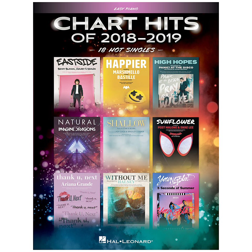 Hal Leonard Chart Hits Of 2018-2019 for Easy Piano Notenbuch von Hal Leonard