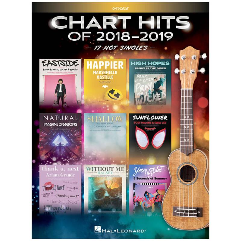 Hal Leonard Chart Hits Of 2018-2019 for Ukulele Notenbuch von Hal Leonard