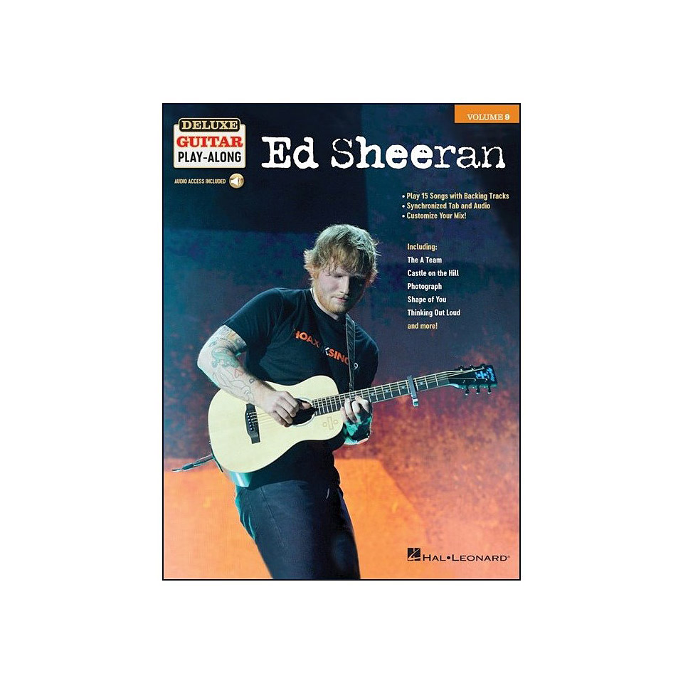 Hal Leonard Deluxe Guitar Play-Along Volume 9 - Ed Sheeran Play-Along von Hal Leonard