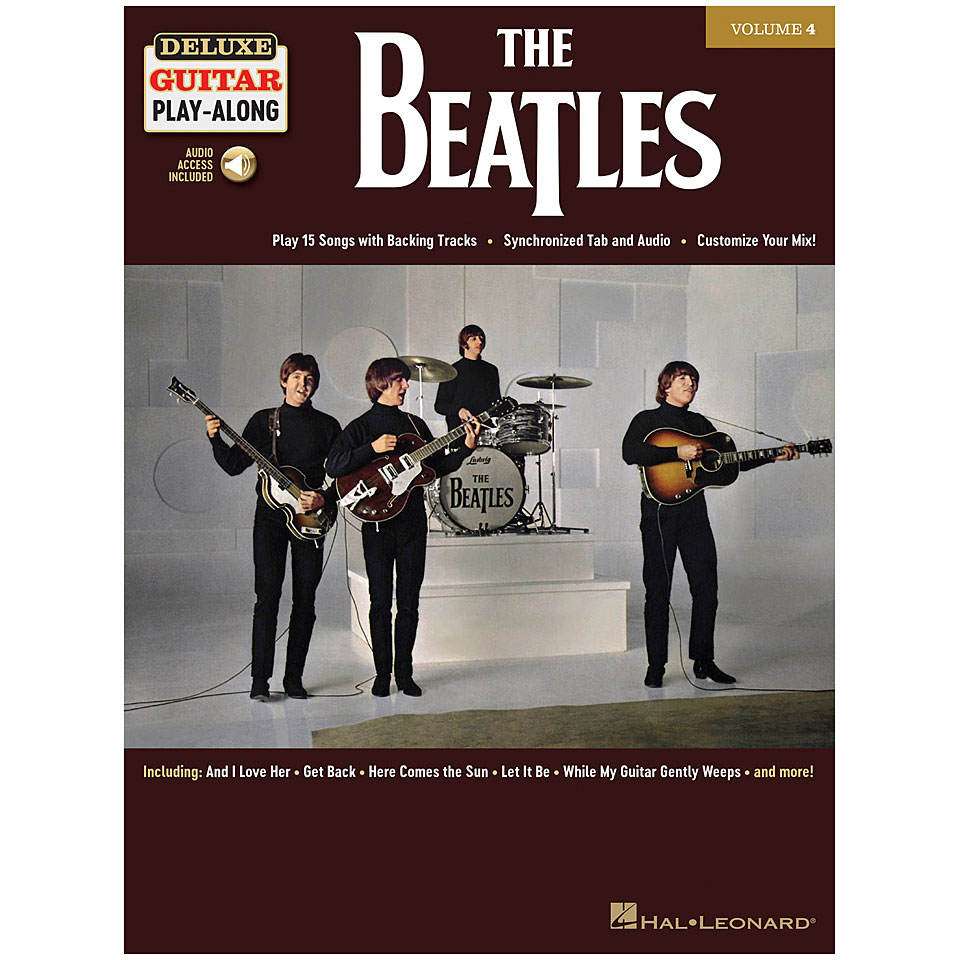 Hal Leonard Deluxe Guitar Play-Along Volume 4 - The Beatles Play-Along von Hal Leonard