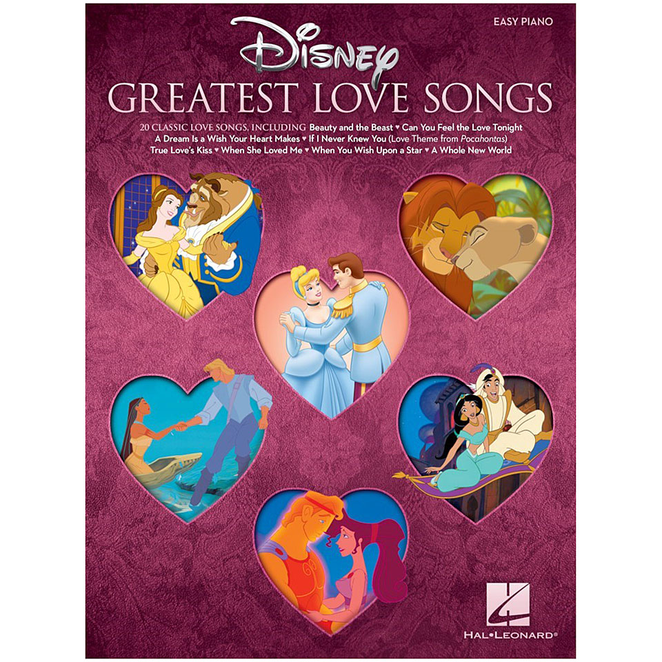 Hal Leonard Disney&#39;s Greatest Love Songs for Easy Piano Notenbuch von Hal Leonard