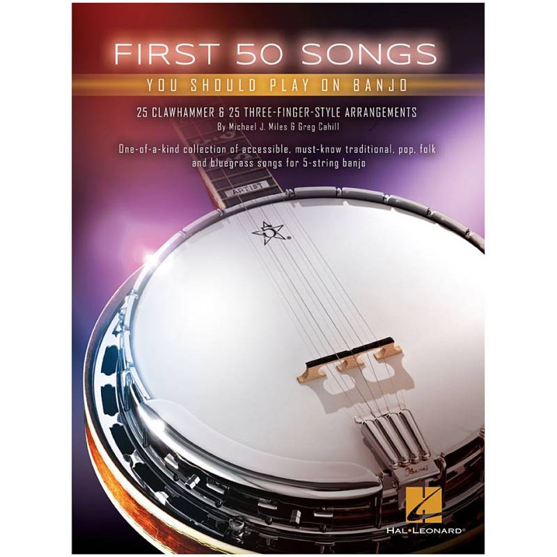 Hal Leonard First 50 Songs you should play on banjo Notenbuch von Hal Leonard