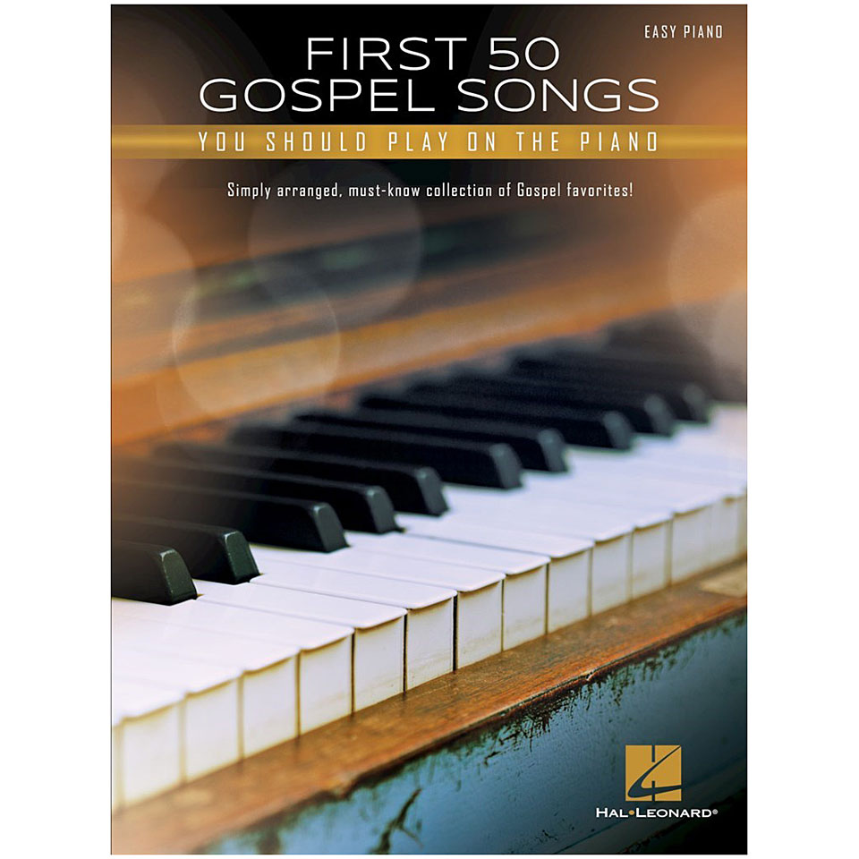 Hal Leonard First 50 gospel songs you should play on piano Notenbuch von Hal Leonard
