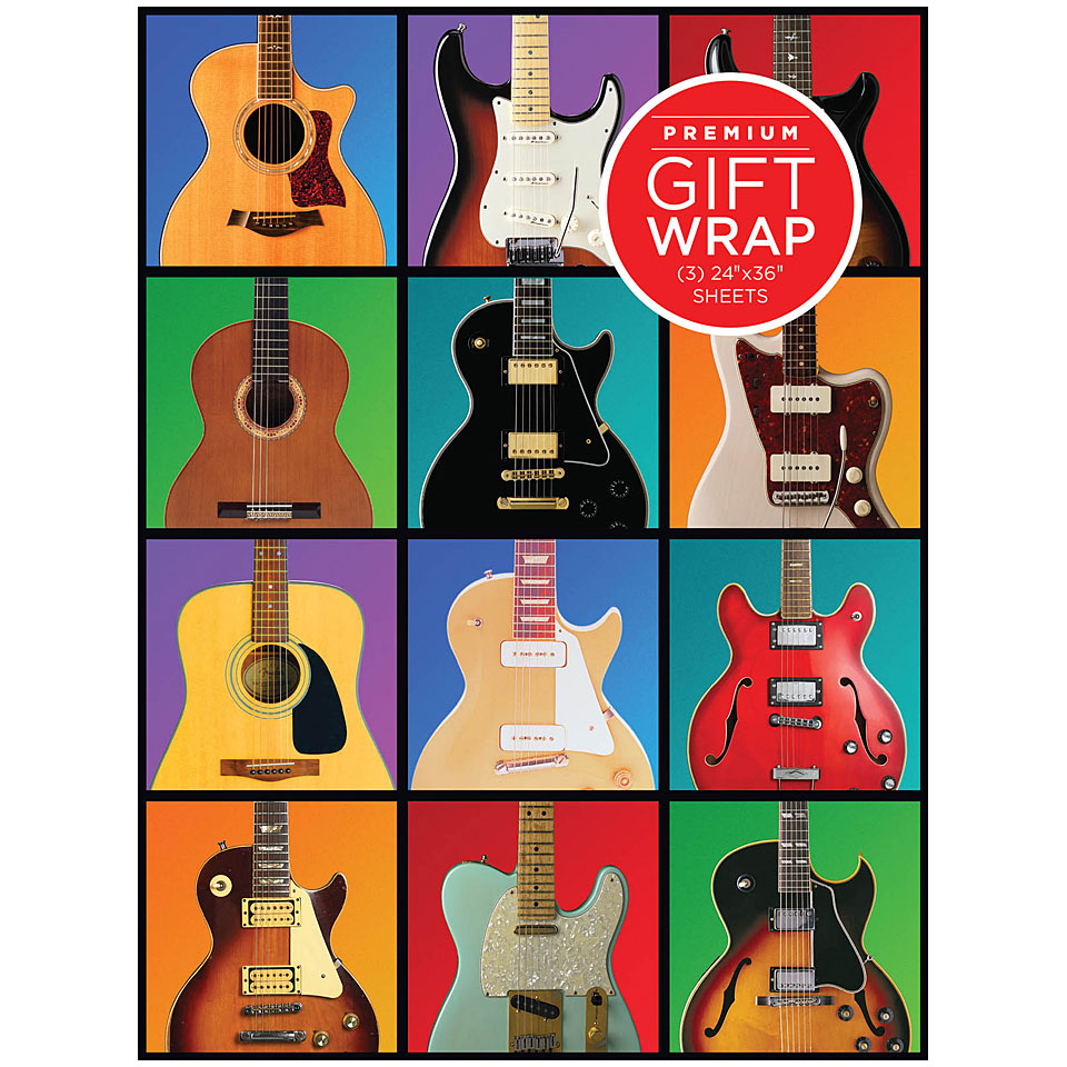 Hal Leonard Gift Wrap - Guitar Retro Design Geschenkartikel von Hal Leonard