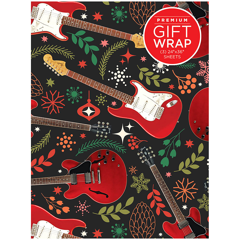 Hal Leonard Gift Wrap - Red Guitar Design Geschenkartikel von Hal Leonard