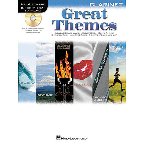 Hal Leonard Great Themes for Clarinet Play-Along von Hal Leonard