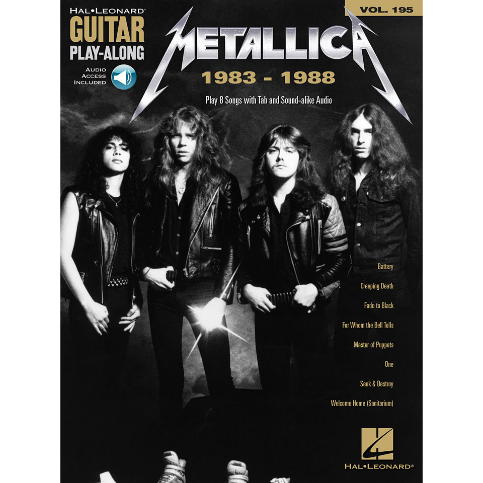 Hal Leonard Guitar Play-Along Volume 195 - Metallica 1983-1988 von Hal Leonard