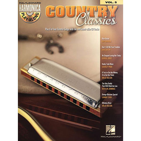 Hal Leonard Harmonica Play-Along Vol.5 - Country Classics Play-Along von Hal Leonard
