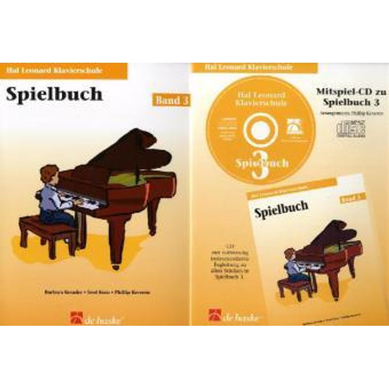 Hal Leonard Klavierschule, Spielbuch u. Audio-CD.Bd.3 von Hal Leonard
