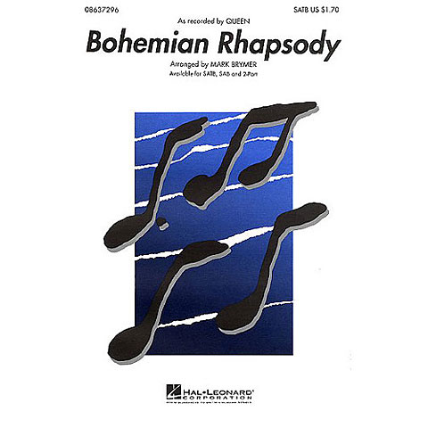 Hal Leonard Queen - Bohemian Rhapsody Chornoten Hal Leonard Queen - Bohemian Rhapsody Chornoten von Hal Leonard
