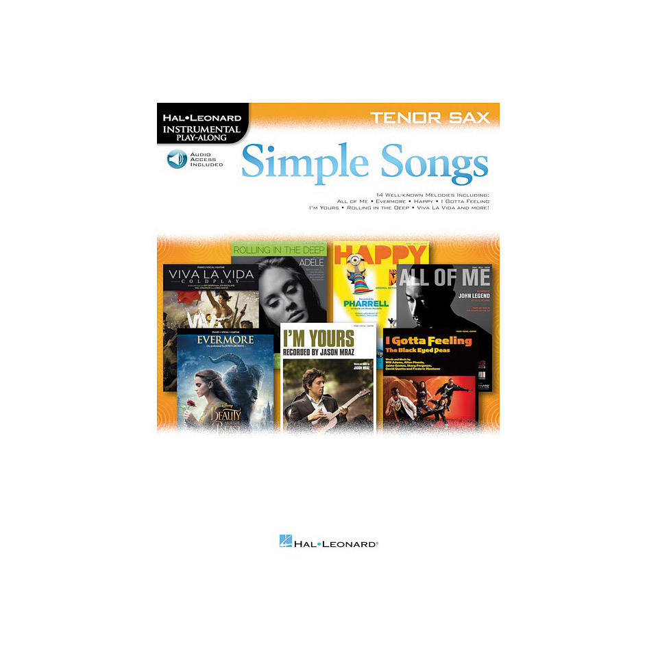 Hal Leonard Simple Songs for Tenor Sax Play-Along Hal Leonard Simple Songs for Tenor Sax Play-Along von Hal Leonard