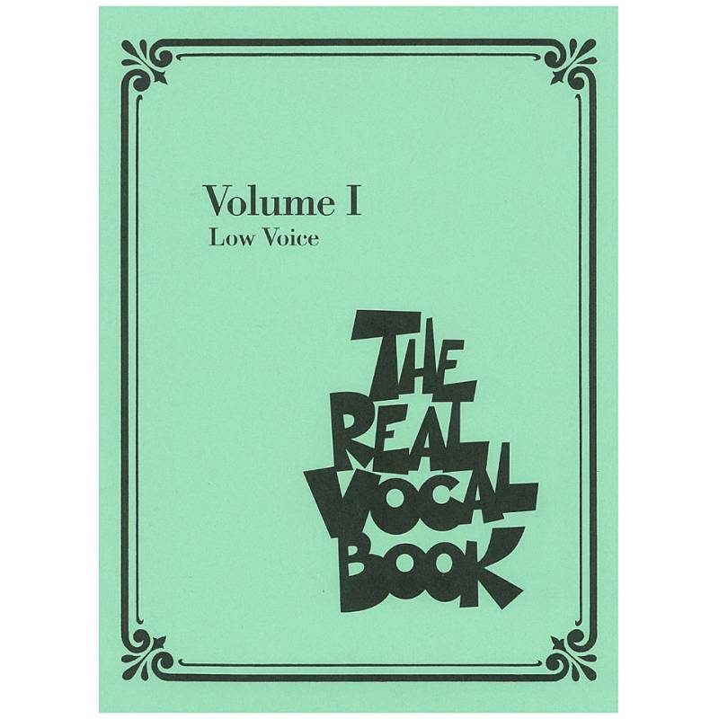 Hal Leonard The Real Vocal Book Vol. I Low Voice Songbook von Hal Leonard