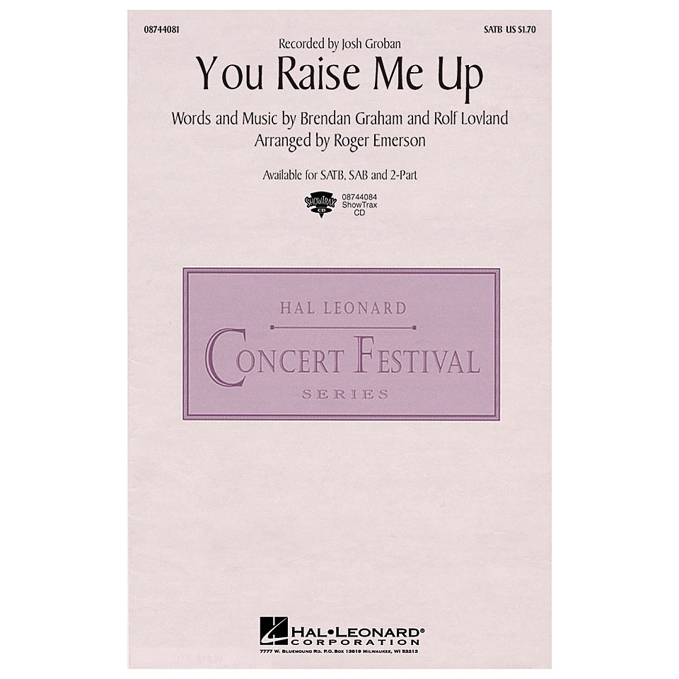 Hal Leonard You Raise Me Up Chornoten Hal Leonard You Raise Me Up Chornoten von Hal Leonard