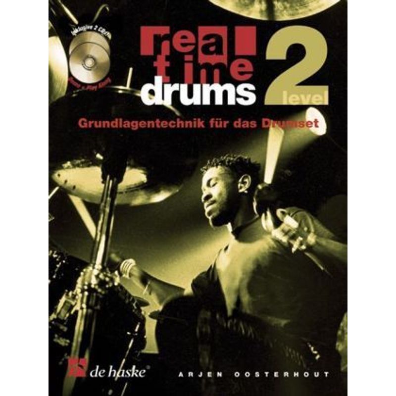 Real Time Drums, m. 2 Audio-CDs.Level.2 von Hal Leonard