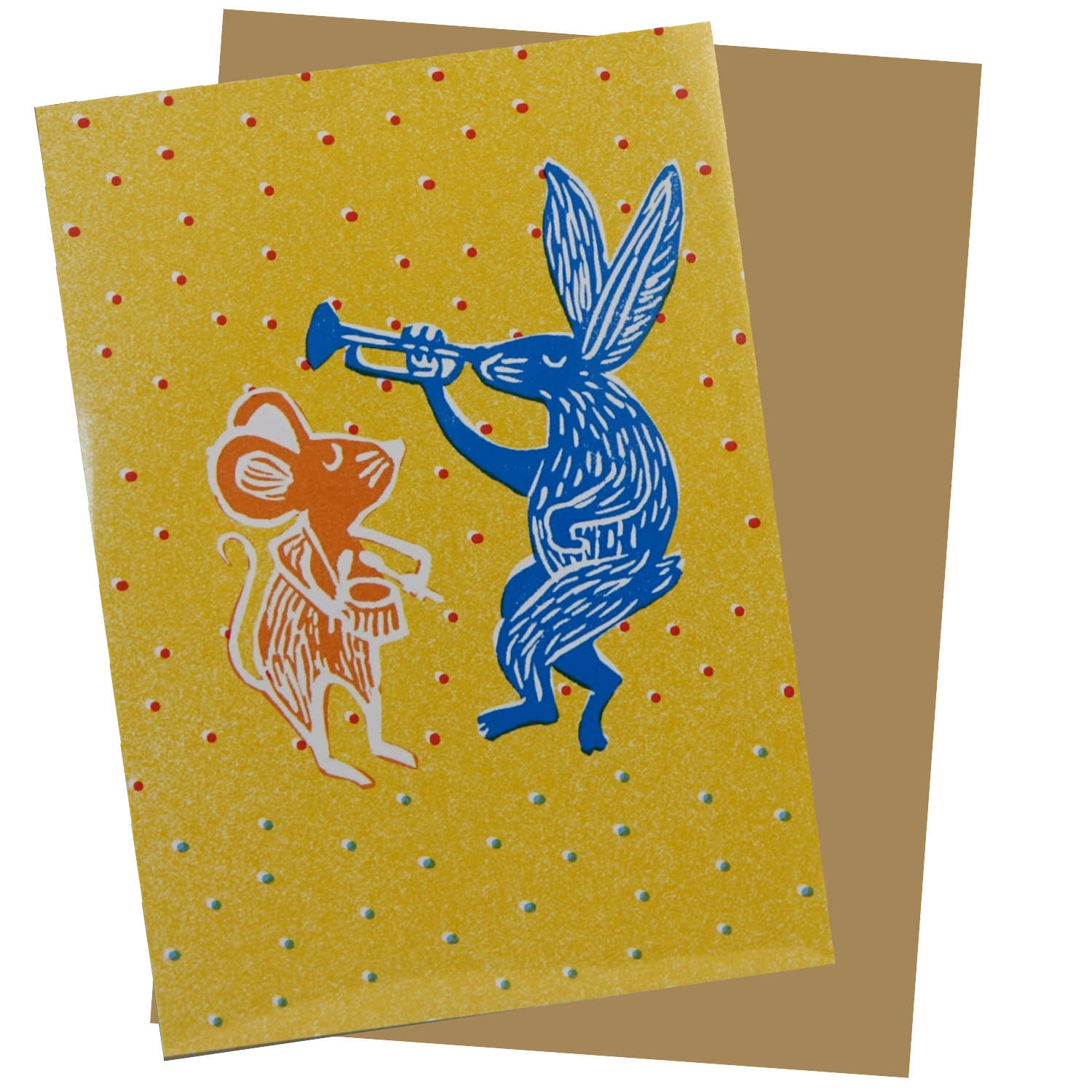 Halber Hahn Postkarte A6 inkl. Umschlag - Band von Halber Hahn
