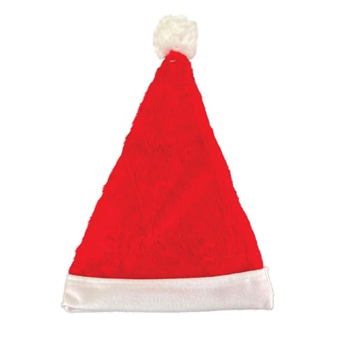 morriscostumes Weihnachtsmannmütze, Plüsch, 25,4 cm, Rot morriscostumes Weihnachtsmannmütze, Plüsch, 25,4 cm, Rot von Halco