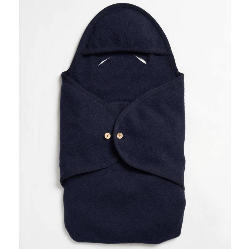 Halfen Strickerei - Walk-Einschlagdecke für Babyschale marine Halfen Strickerei - Walk-Einschlagdecke für Babyschale marine von Halfen Strickerei