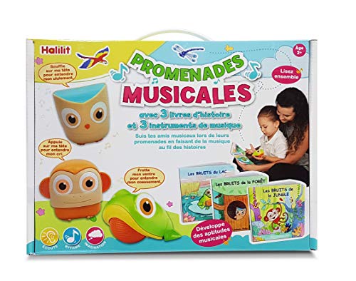 Halilit HA 4007 Musikinstrumente, Musikwanderungen, 3 Bücher und 3 Instrumente von Halilit
