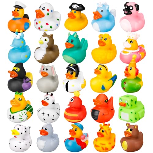 Halinuia 25 Stück Gummi Badeenten Bunt Gummiente Schwimmer und Bade Enten Rubber Duck Kinder Badewannenspielzeug Niedlich Gummi Ente für Kinder Babydusche Kindergeburtstagpartys Strand und im Pool Halinuia 25 Stück Gummi Badeenten Bunt Gummiente Schwimmer und Bade Enten Rubber Duck Kinder Badewannenspielzeug Niedlich Gummi Ente für Kinder Babydusche Kindergeburtstagpartys Strand und im Pool von Halinuia