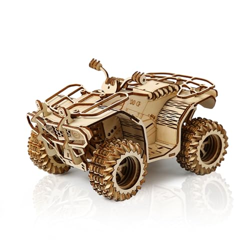 Hallisun 3D Holzpuzzle für Erwachsene, Motorrad 3D Holzpuzzle Mechanischer Modellbausatz, Holzmodell ATV Quad Bike, Vintage Konstruktionsbastelset, DIY Weihnachtsgeburtstagsgeschenke, 417 Teile Hallisun 3D Holzpuzzle für Erwachsene, Motorrad 3D Holzpuzzle Mechanischer Modellbausatz, Holzmodell ATV Quad Bike, Vintage Konstruktionsbastelset, DIY Weihnachtsgeburtstagsgeschenke, 417 Teile von Hallisun